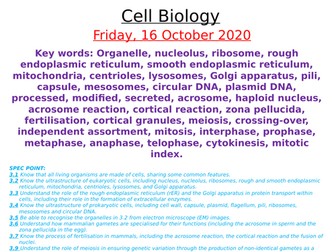 Edexcel (SNAB) A-level Topic 3 Notes