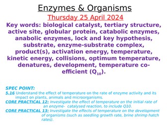 Edexcel (SNAB) A-level Topic 5 Notes