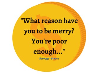 A Christmas Carol Display Quotes