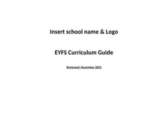 EYFS Curriculum Guide