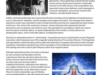 Spiritualism