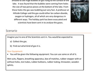 Chemical changes - a self guided task