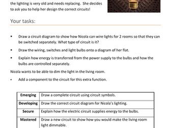Electrical Circuits - a self guided task