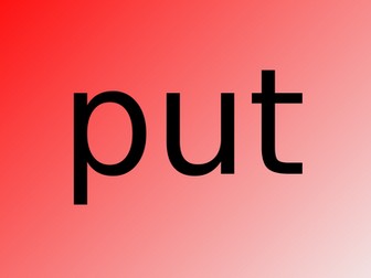 Read Write Inc. Red Word Challenge EYFS / KS1