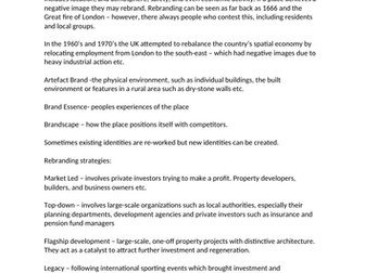 Rebranding Human geography