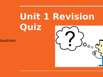 GCSE Business Eduqas Unit 1 - Business Activity - Revision Quiz