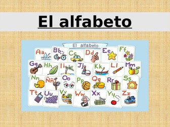 Claro 1 - Y7 Spanish Lesson El alfabeto