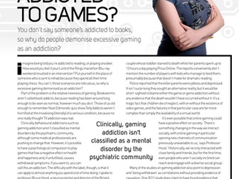 Writing Articles - Online Gaming
