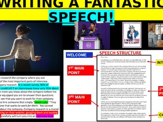 Writing a fantastic SPEECH - GCSE English Language