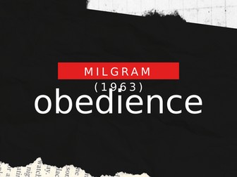 Milgram (Obedience)