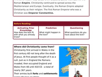 Christianity comes to Wales