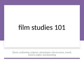 Introduction to Film Studies