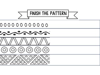 Complete the pattern - African prints