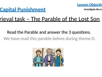 AQA A Theme E The Death Penalty