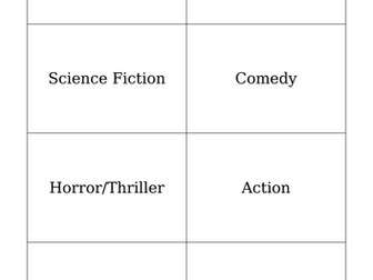 Genre Match Up Activity