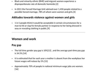 Theory and Methods - Feminism