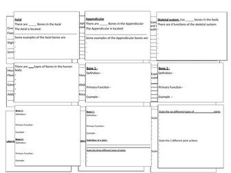 NCFE Health and Fitness - Learning Mat