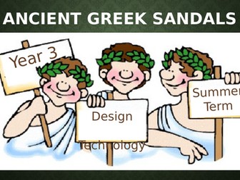 Year 3 DT - Greek Sandals