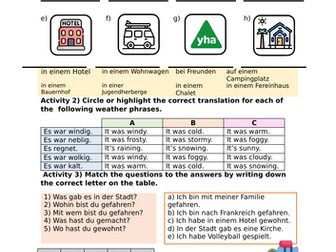 Stimmt 2 - Module 1 Revision Booklet