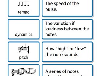 KS1 Music Vocabulary
