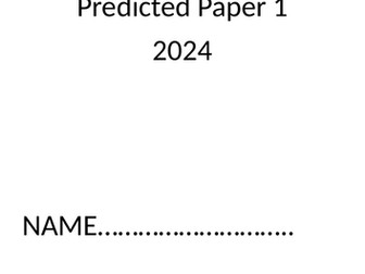 predicted paper 2024 Physics separate science paper 1