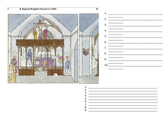 Catholic and Protestant cover lesson