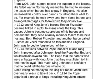 Life of King John