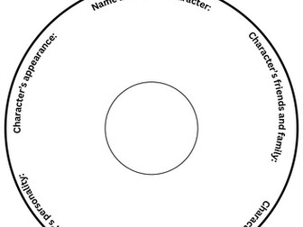 Character Wheel Worksheet