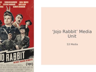 'Jojo Rabbit' Media Unit, S2 S3 S4 National 5 Essay, Character