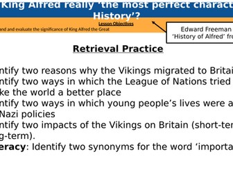 AQA GCSE History - Migration - Alfred the Great