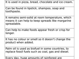 Palm oil debate