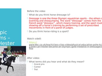 Olympic cover lesson