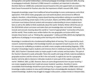 Subject Knowledge Assignment