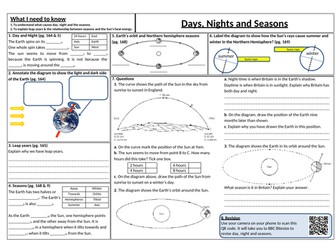 Days, nights and seasons