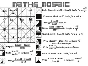 Exact trig values calculations puzzle
