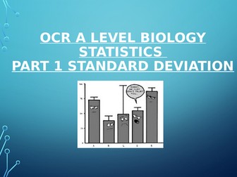 USING AND UNDERSTANDING STANDARD DEVIATION IN BIOLOGY