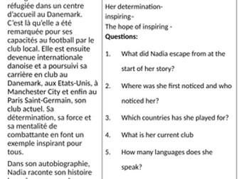 Nadia Nadim fact file