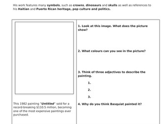 Basquiat worksheet/analysis