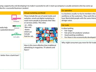 AQA Design technology Industry and Enterprise revision lesson