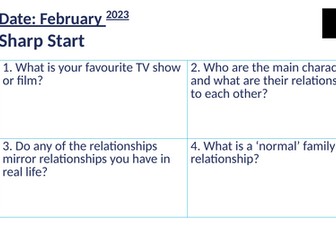 Media Portrayals of Relationships