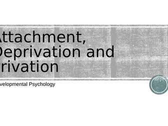 Edexcel IAL Unit 3 Developmental Powerpoint and Student Booklet