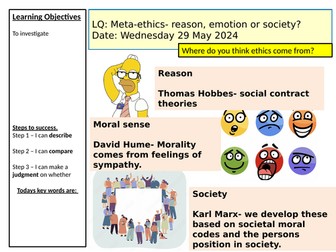 Meta Ethics- Philosophy and ethics