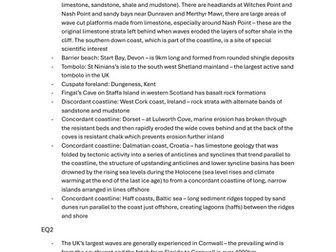 Coasts located examples and facts