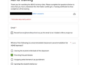 Teacher Training Video - ADHD