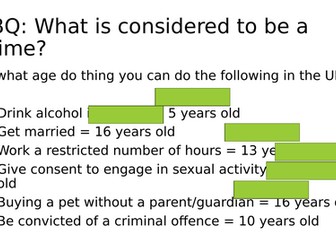 OCR GCSE Psychology: Criminal Psychology