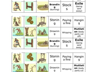 Anglo Saxon Crime and Punishment