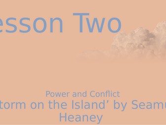 'Storm on the Island' by Seamus Heaney Analysis