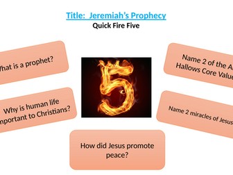 Lesson 2 - Jeremiah & Prophecy (Y8 RED)