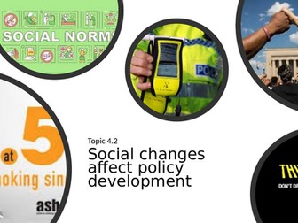 Topic 4.2 Social Changes affect policy development