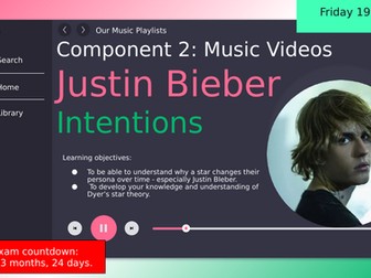 Justin Bieber Intentions - INTRODUCTION MEDIA STUDIES